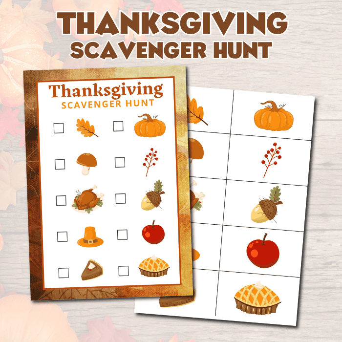 Thanksgiving Scavenger Hunt
