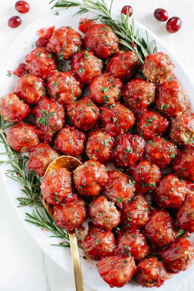 Cranberry Cocktail Meatballs