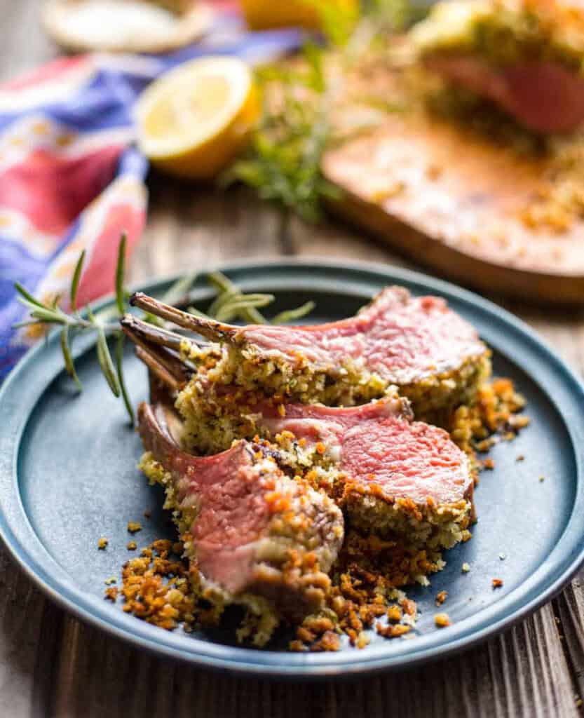 Dijon Herb Crusted Rack of Lamb