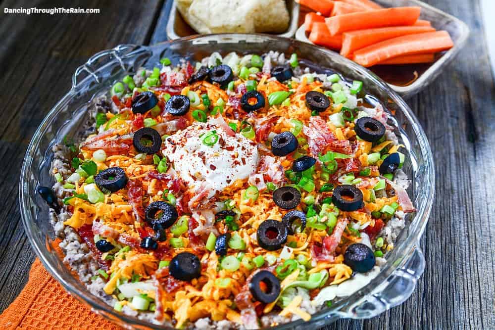 Black Eyed Pea Taco Dip