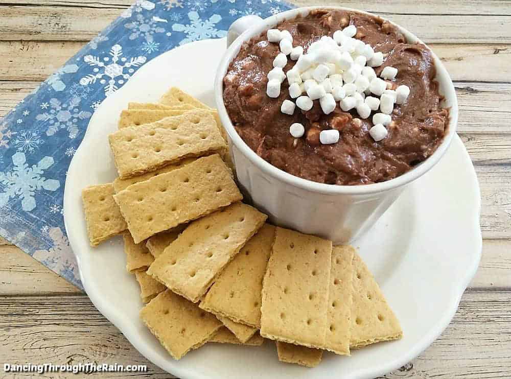 Hot Chocolate Cheesecake Dip