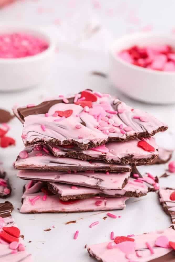 Valentine’s Chocolate Bark