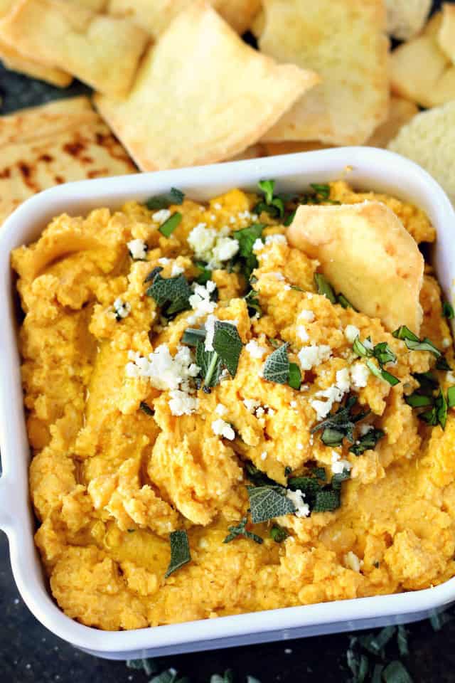 Warm Butternut Squash Feta Dip