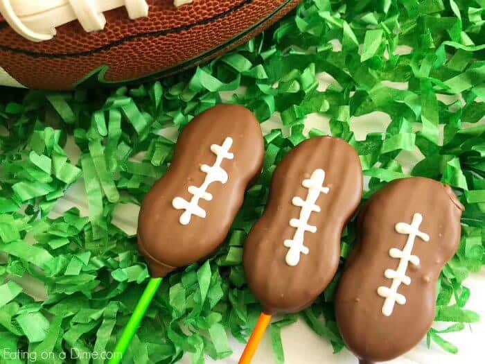 Football Cookie Pops