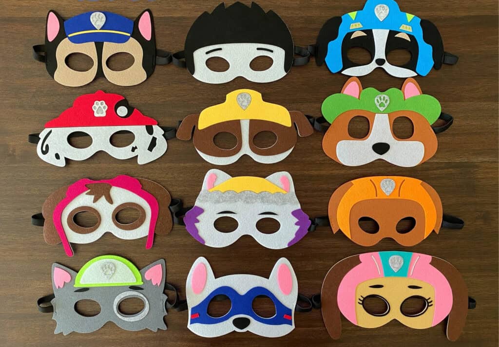 Pup Paw Masks
