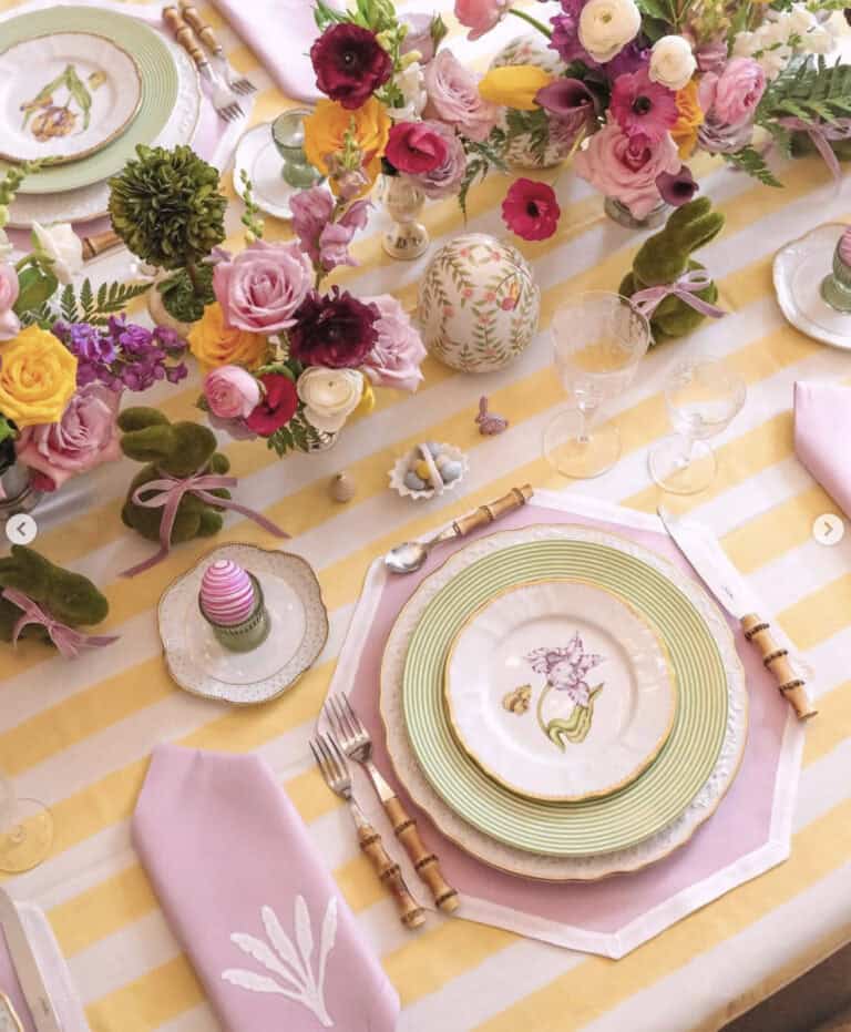 Classy Easter Table Decor Ideas For Adults
