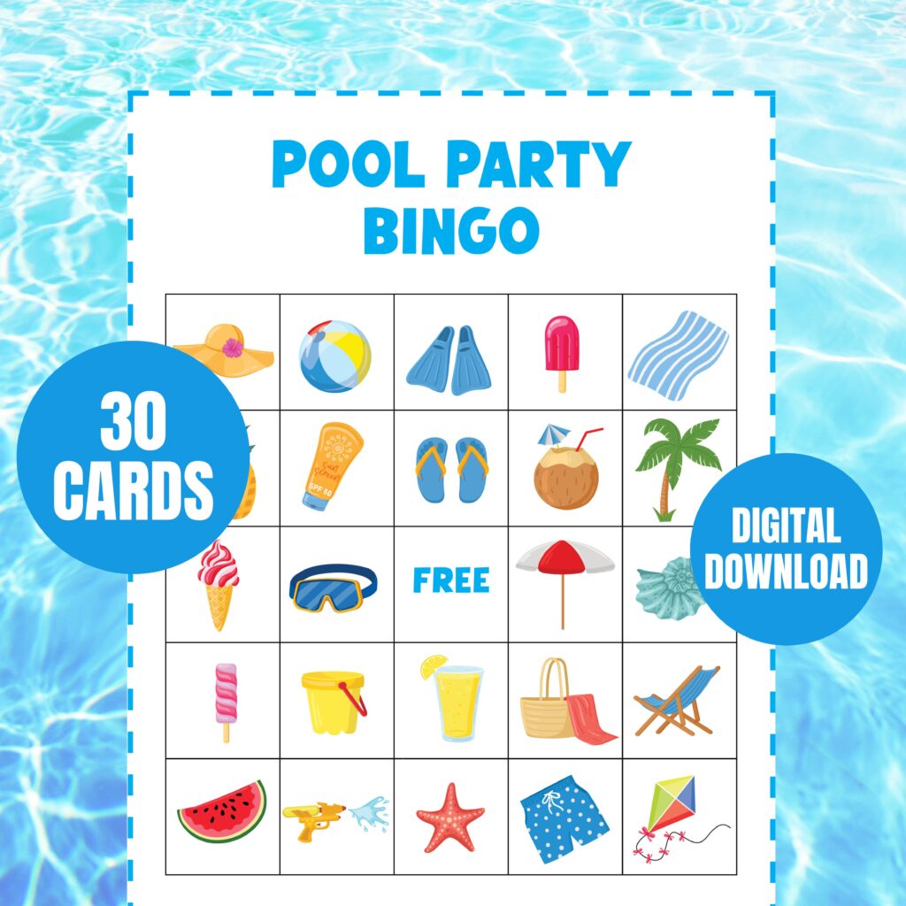pool party bingo
