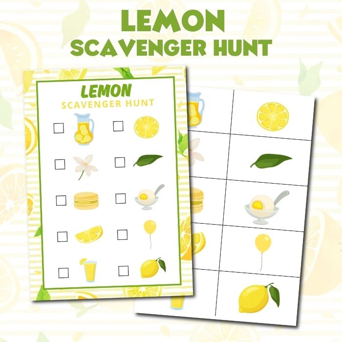 Lemon Scavenger Hunt