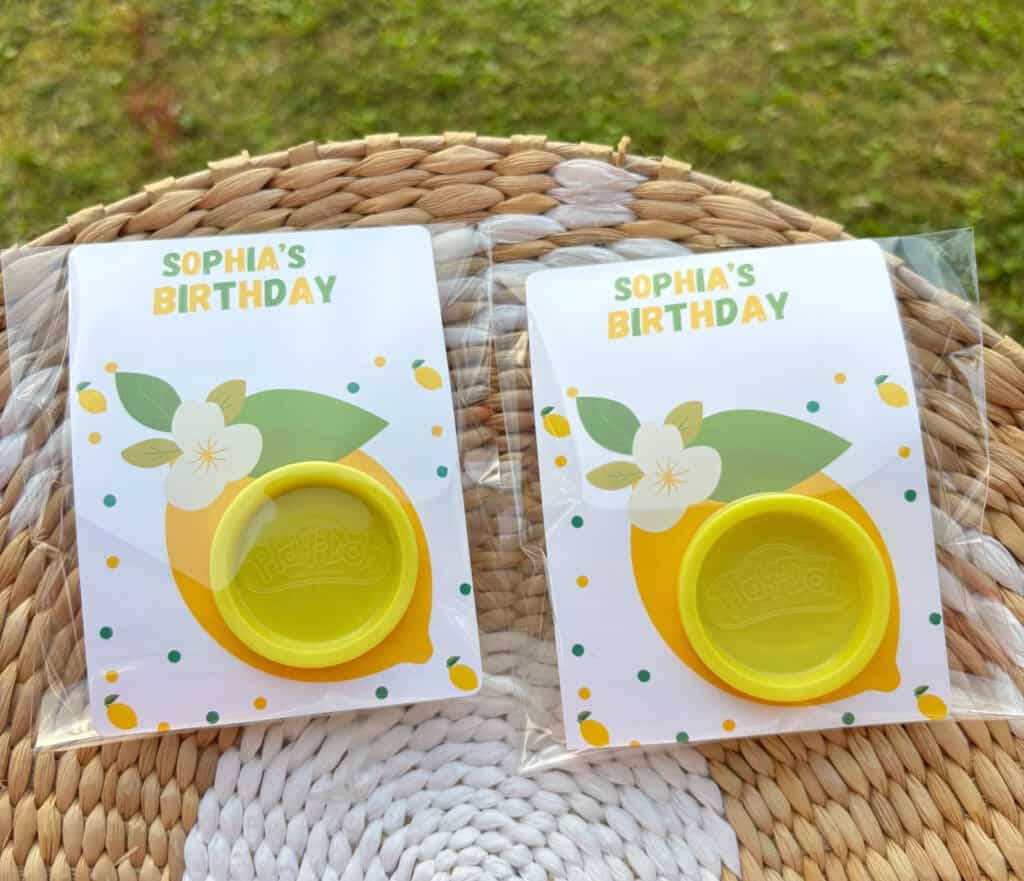 Lemon Play Doh