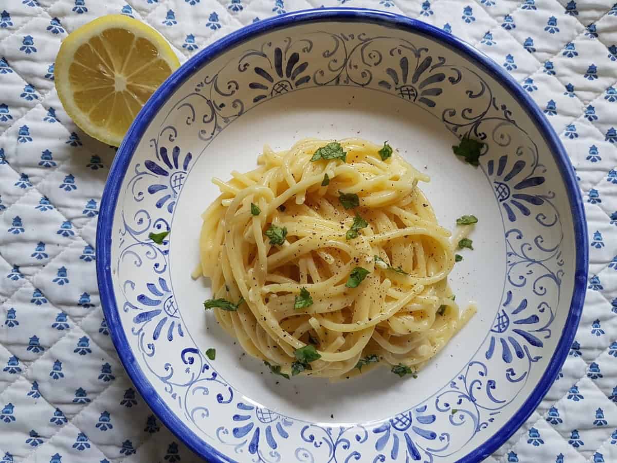 Lemon Water Spaghetti