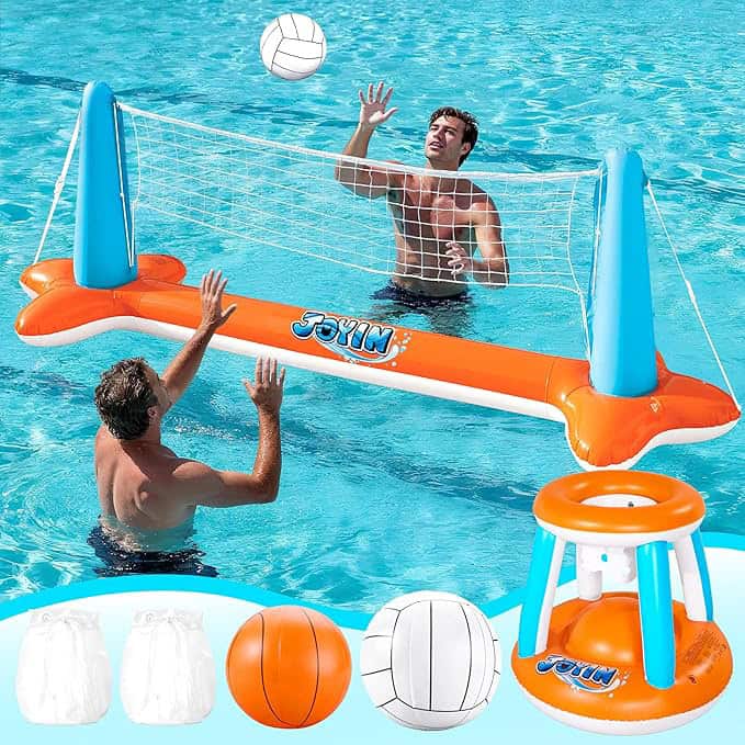 Swimming Volleyball Game