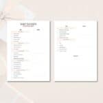 baby shower checklist