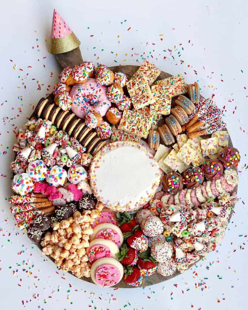 Birthday Cake Dessert Board