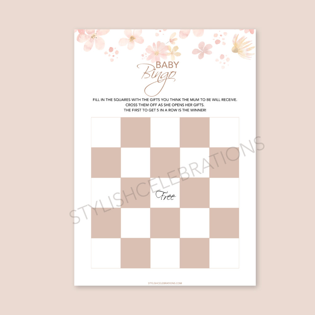 baby bingo
