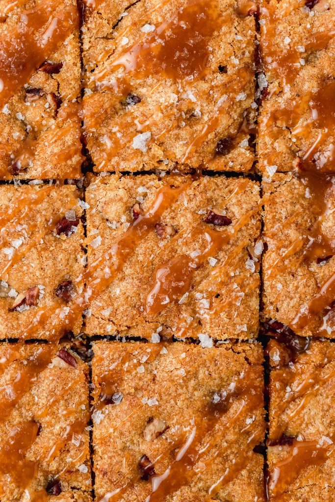 Caramel Pumpkin Blondies