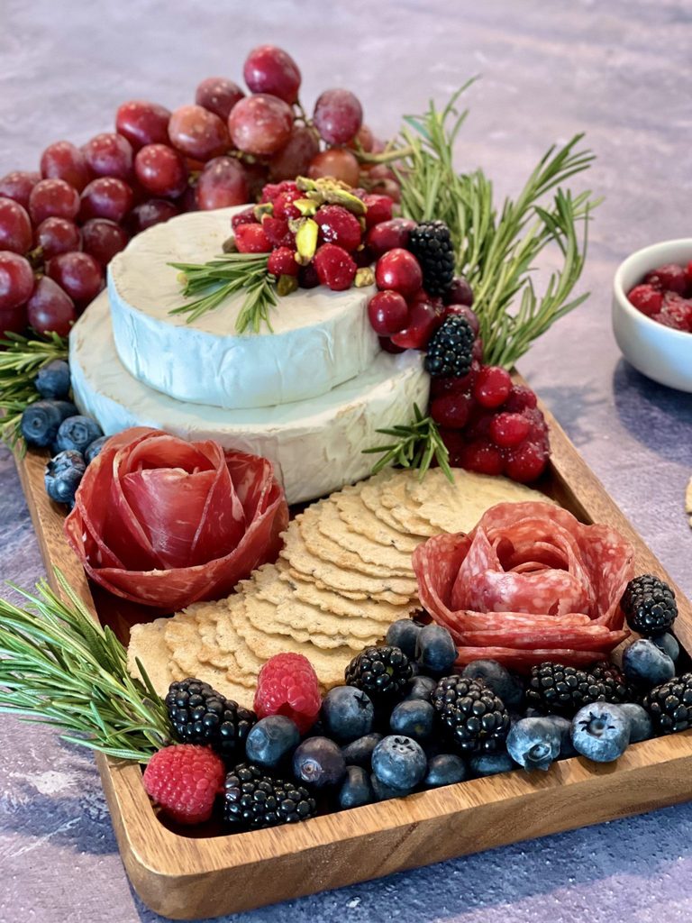 Cranberry Brie Charcuterie Board