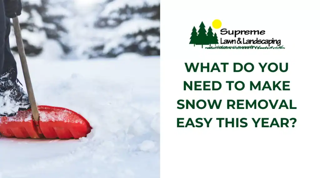 What do you need to make snow removal easy this year?