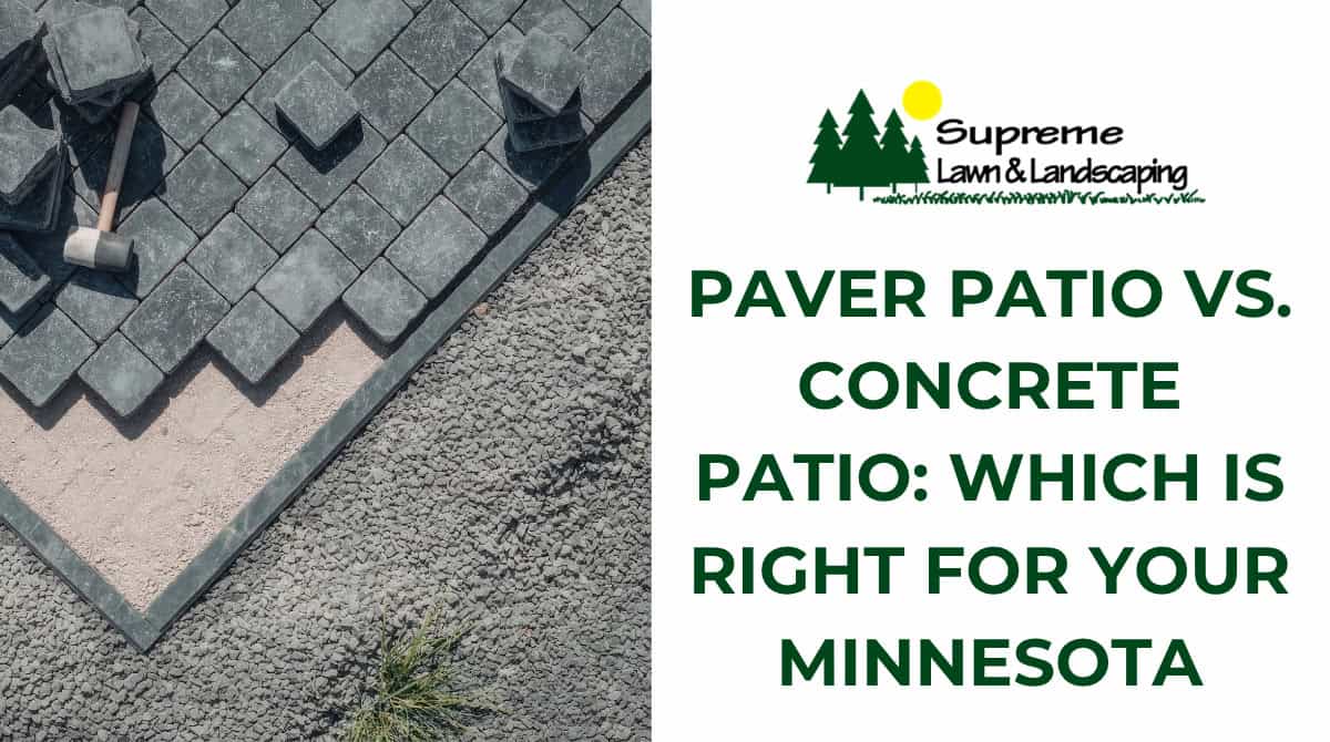 Paver Patio vs. Concrete Patio: Which Is Right for Your Minnesota