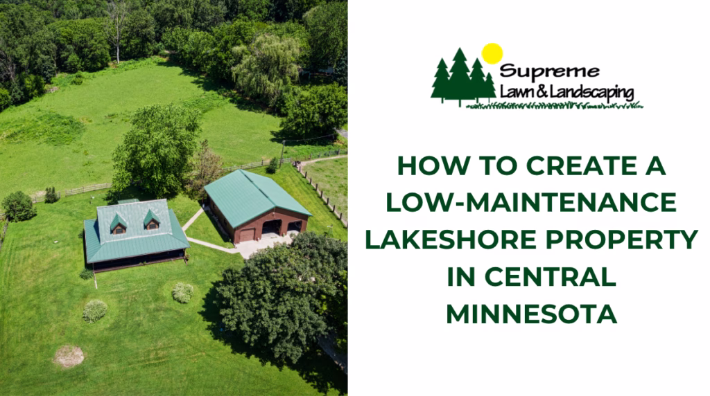 How to Create a Low-Maintenance Lakeshore Property in Central Minnesota