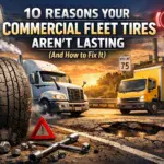 Commercial fleet tires in 2024 with maintenance and safety tips.