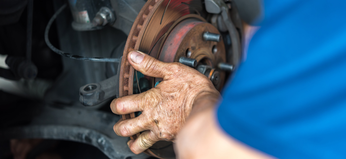 Brake system inspection and repair at Teays Valley Auto.