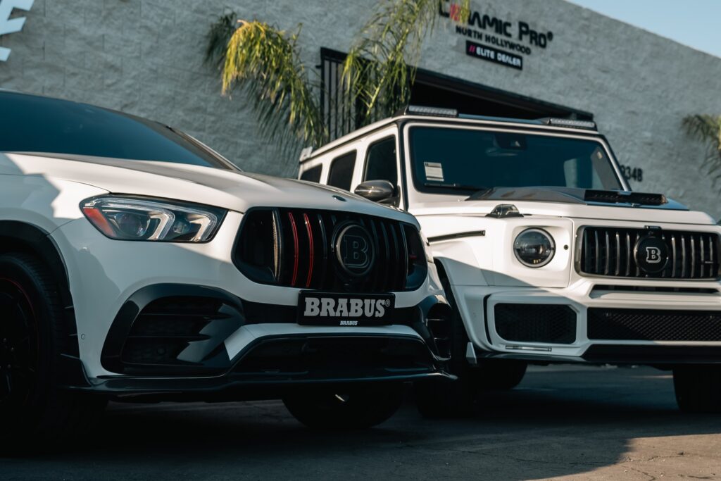 Luxury SUV and off-road vehicle at The Auto Lounge gallery.