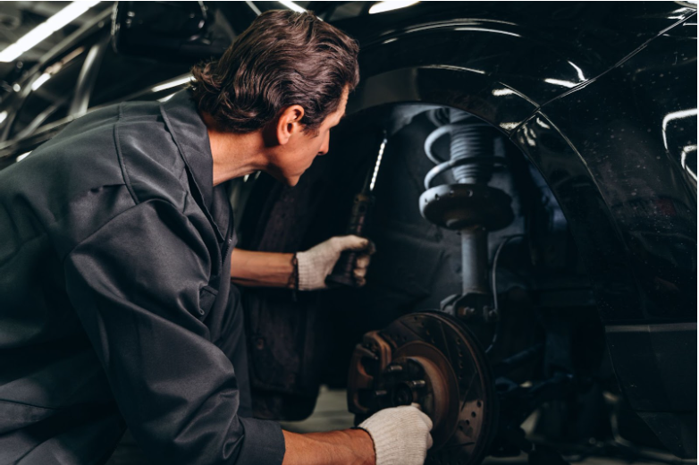 Auto Lounge brake safety check for vehicle reliability.