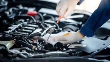 Professional car engine inspection and maintenance at The Car People LLC.
