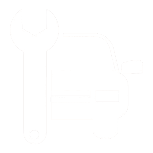 Wrench and car repair icon for automotive service and maintenance.