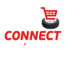 Tire Center logo footer with tire and shopping cart icon.
