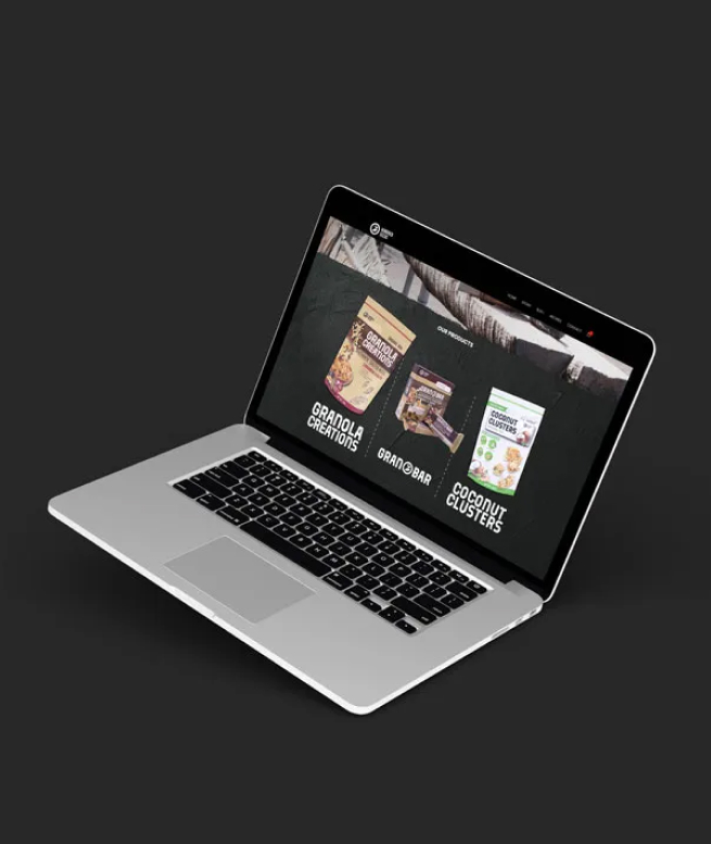 Online Shopping Website for Granola Creations