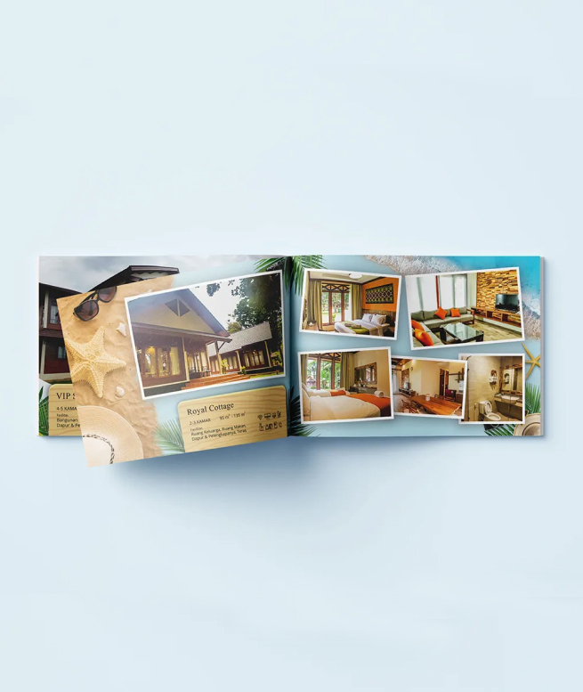 Mutiara Carita Cottages Booklet Design