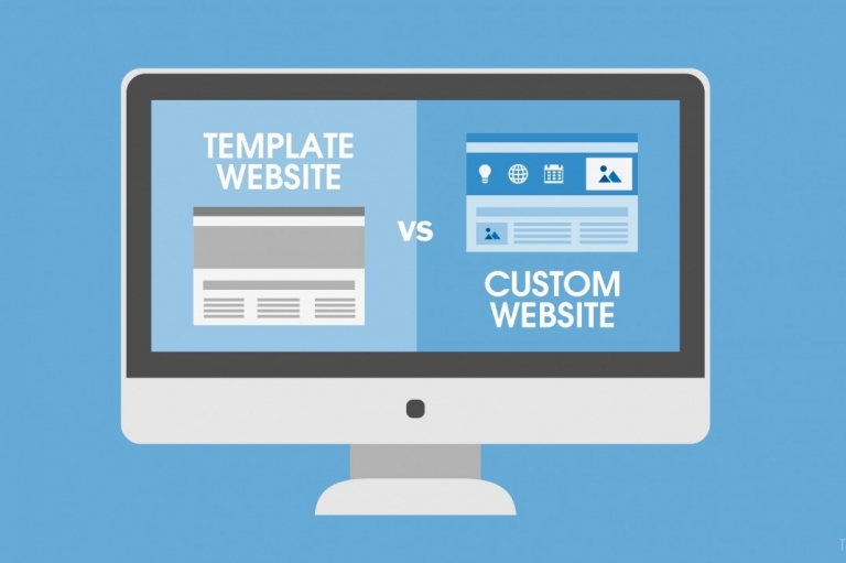 Custom Design Website VS Template Website. Which one is more suitable for you?