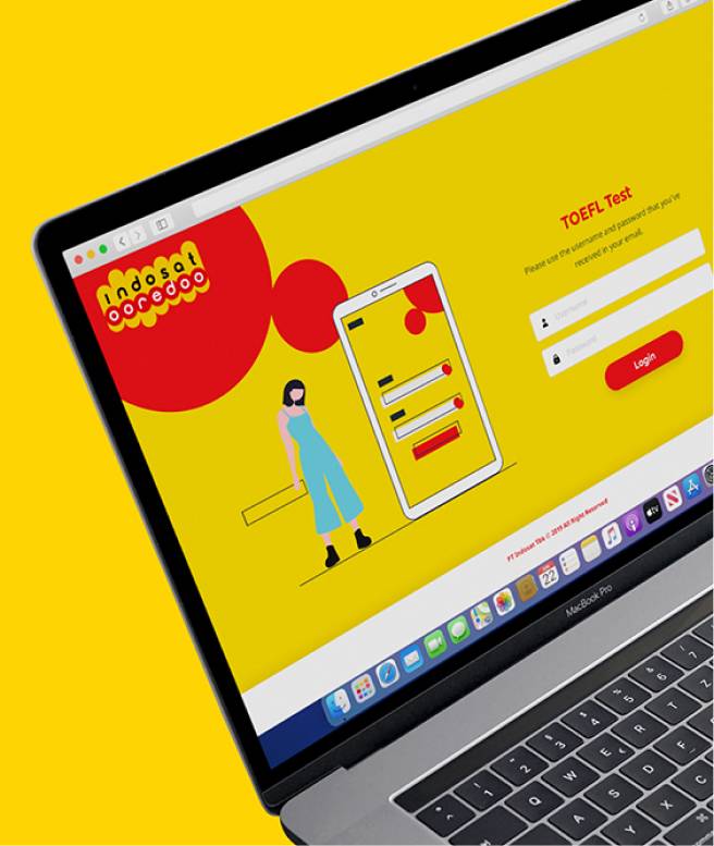 Online Test Website for Indosat Ooredoo