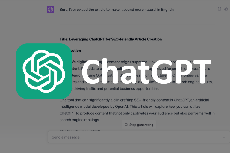 Leveraging ChatGPT for SEO-Friendly Article Creation