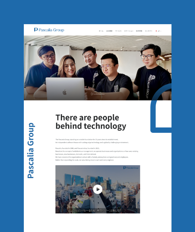Building a Multilingual Company Profile Website for the Pascalia Group