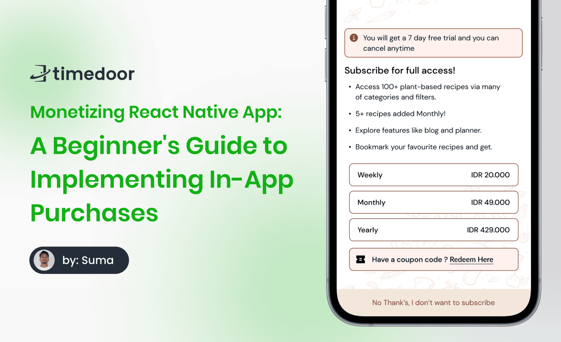 Monetizing React Native App: A Beginner’s Guide to Implementing In-App Purchases