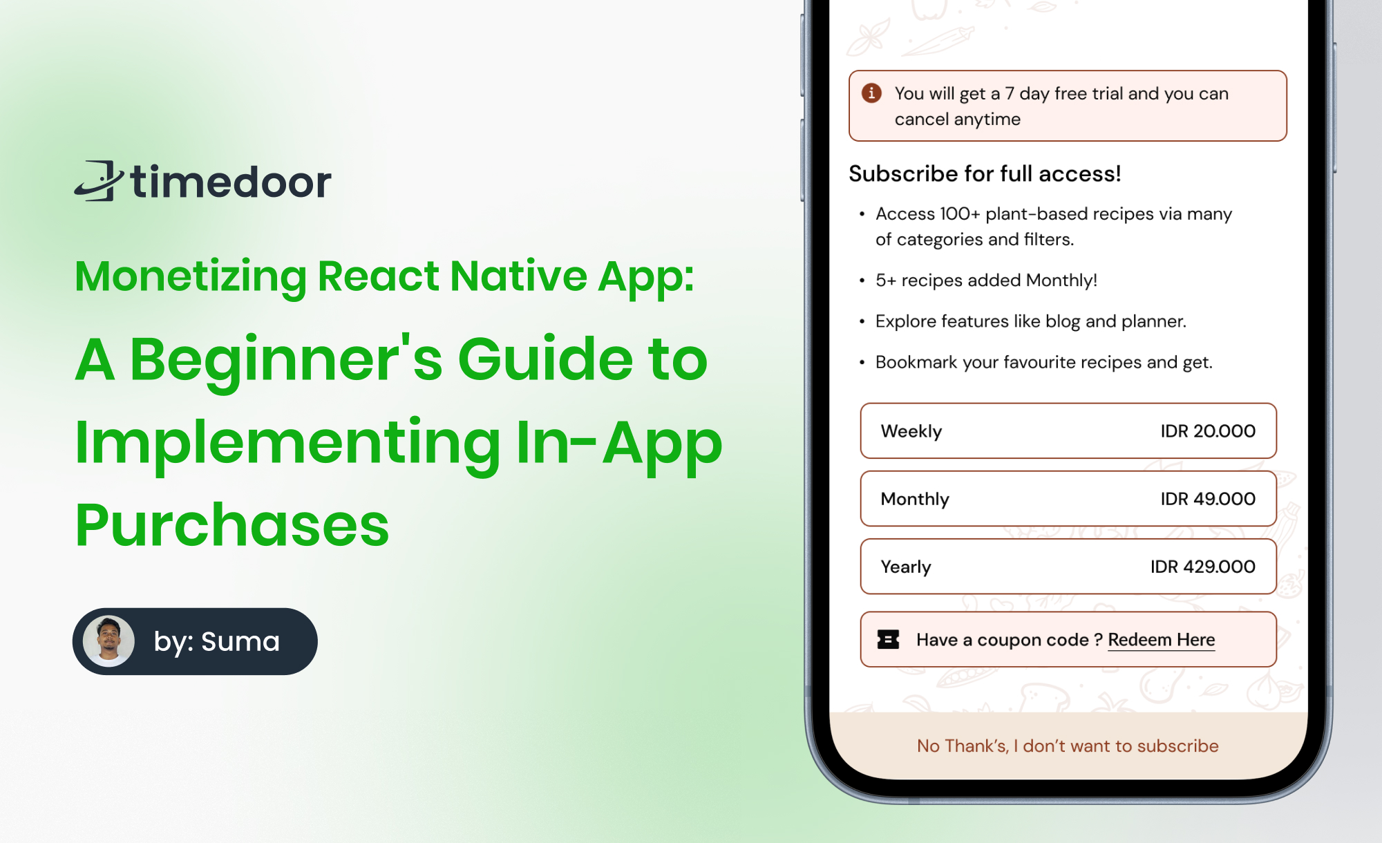 Monetizing React Native App: A Beginner’s Guide to Implementing In-App Purchases