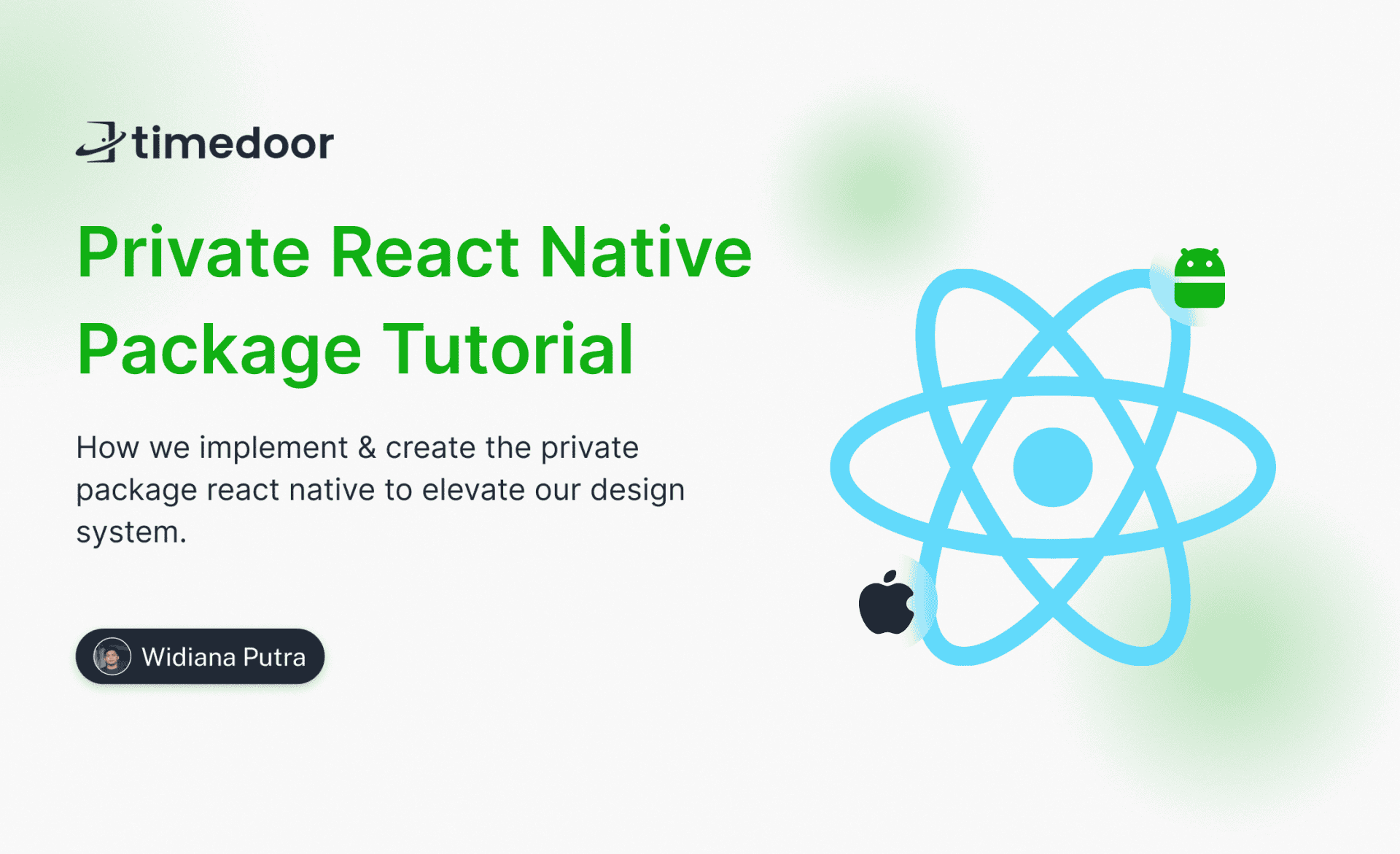 How to: Create Private Package React Native