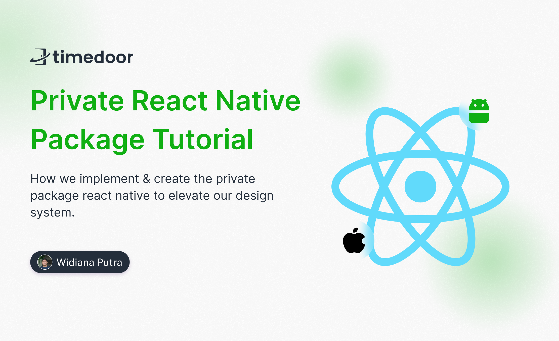 How to: Create Private Package React Native