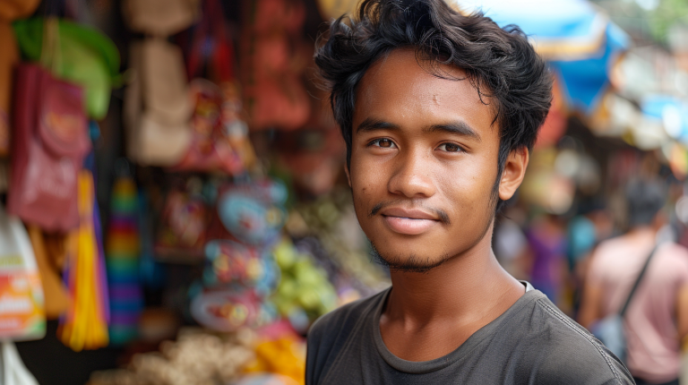 インドネシア人男性の地域ごとの違い