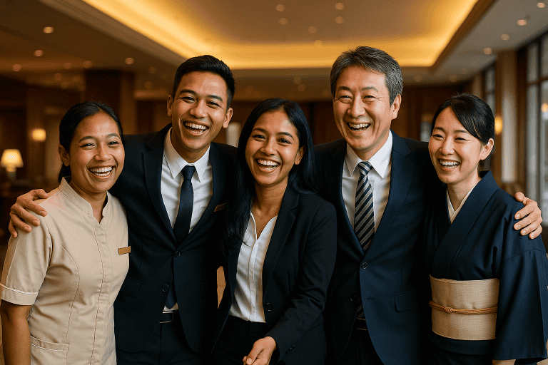 現在日本で働くインドネシア人宿泊業人材の数と動向