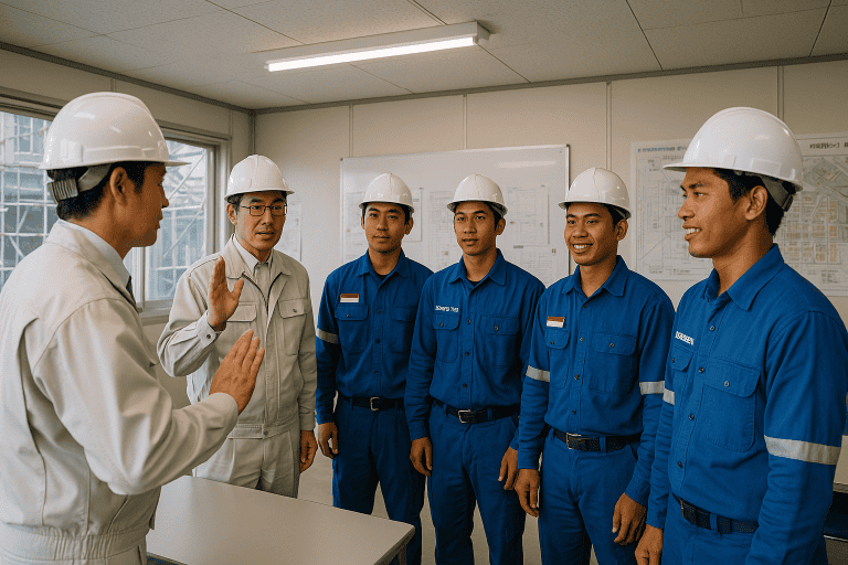 日本で働くインドネシア人建設人材の数は?