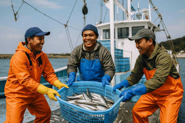 特定技能ビザのインドネシア人「漁業」人材の特徴や採用方法を徹底解説