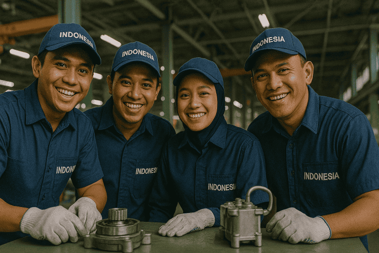 現在日本で働くインドネシア人機械・金属人材の数と動向