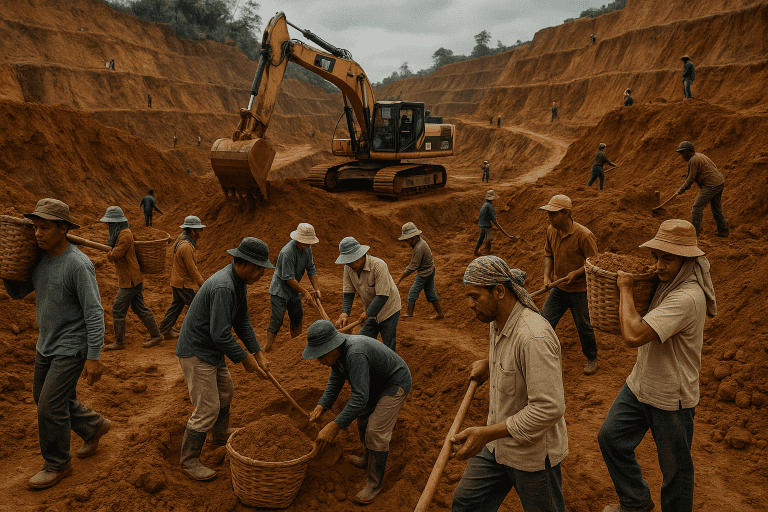 インドネシアの産業における資源ビジネスの比重と重要度