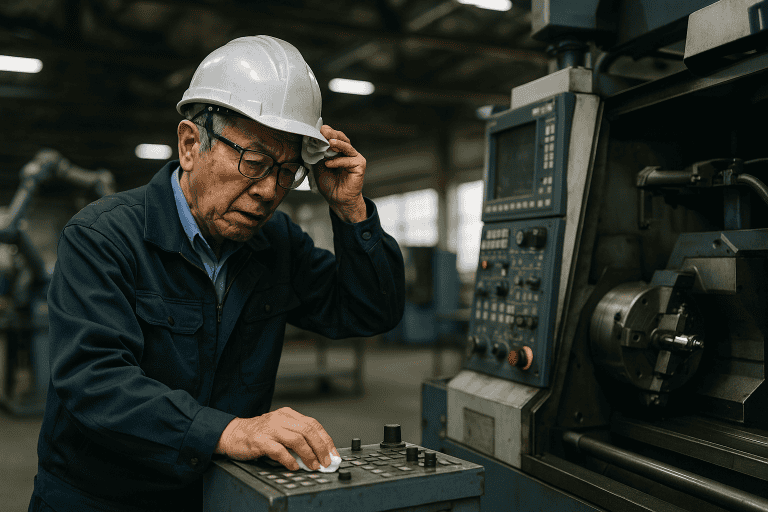 産業機械製造業の人材不足の現状とその背景