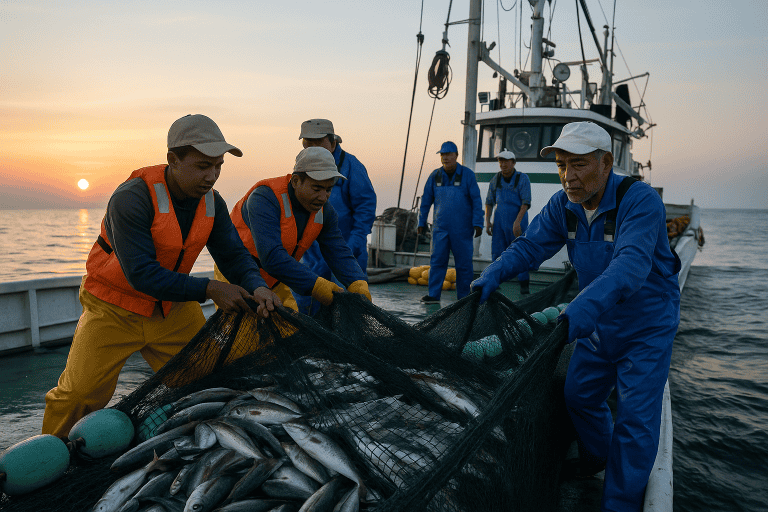 インドネシア人技能実習生 漁業の主な業務内容