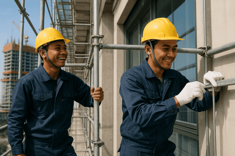 インドネシア人技能実習生の性格・職業観と建設業への適性