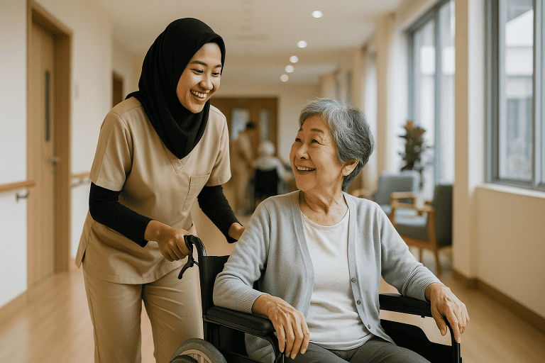 インドネシア人技能実習生 介護分野の主な業務内容